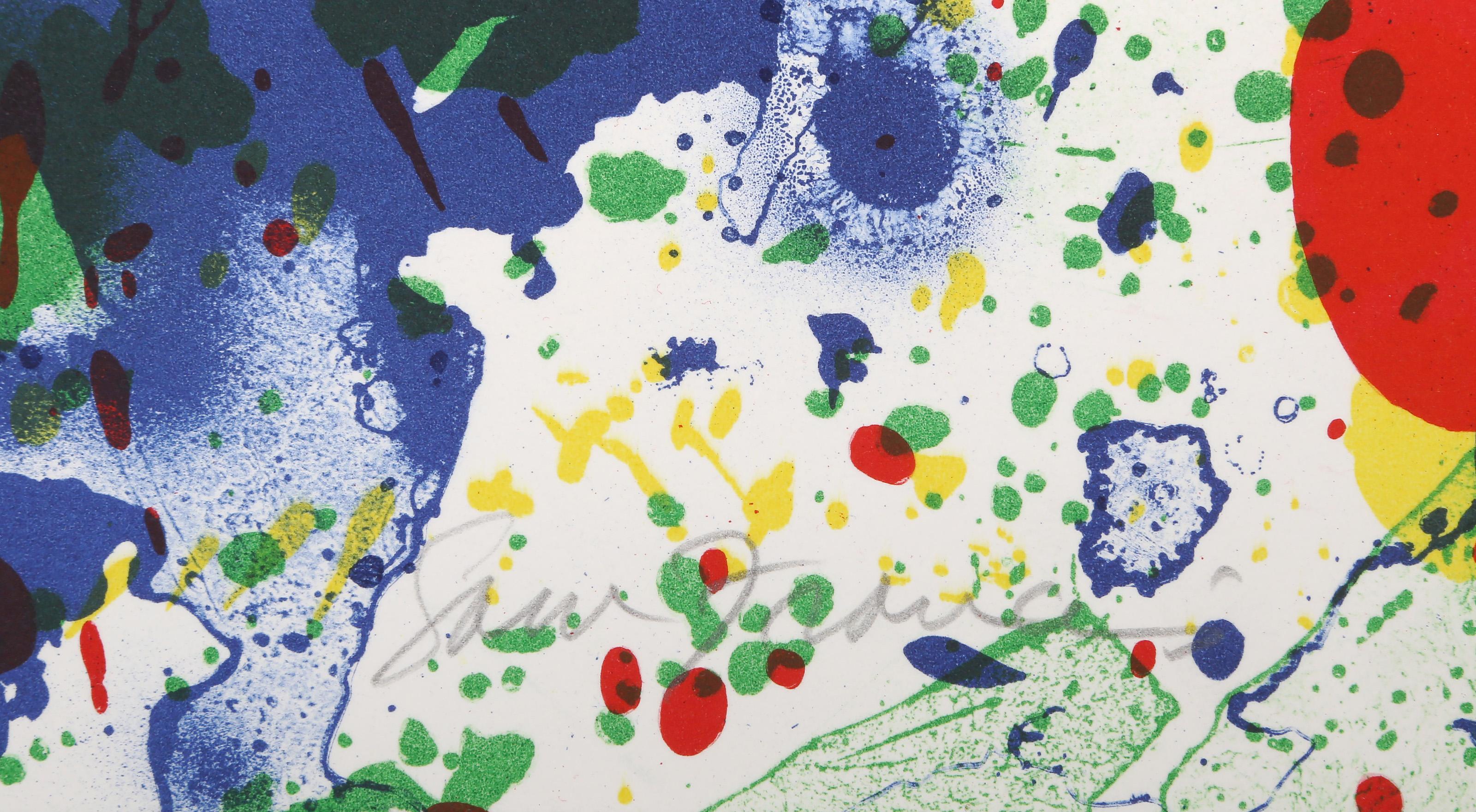 Senza titolo (SF-355), litografia espressionista astratta di Sam Francis in vendita 2