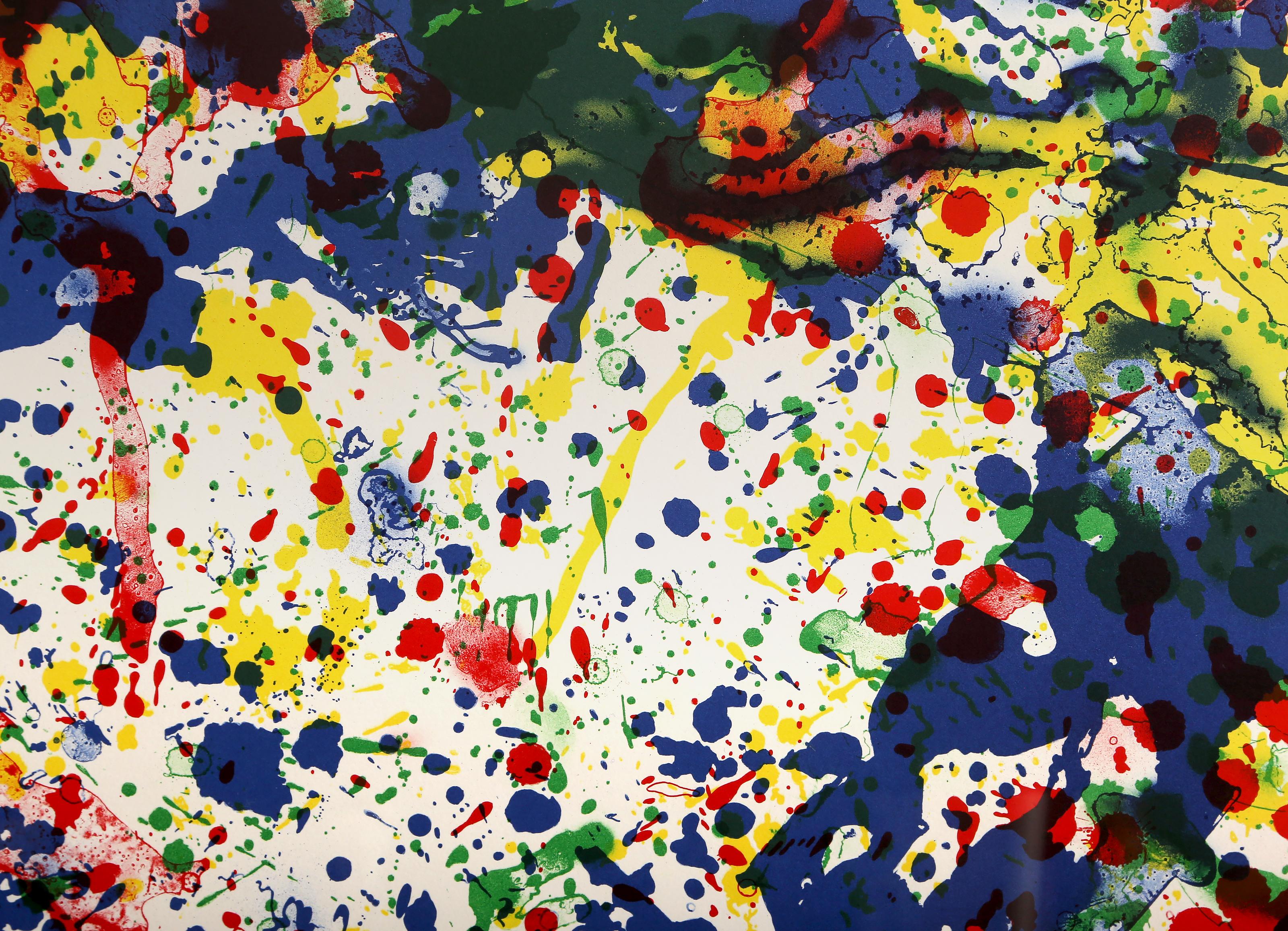 Untitled (SF-355), Abstract Expressionist Lithograph by Sam Francis For Sale 4