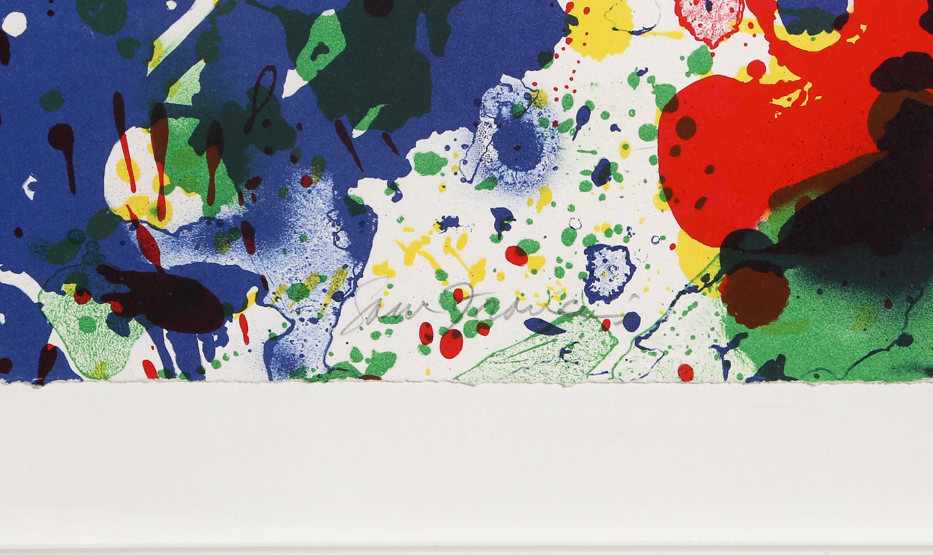 Untitled (SF-355), Abstract Expressionist Lithograph by Sam Francis For Sale 6