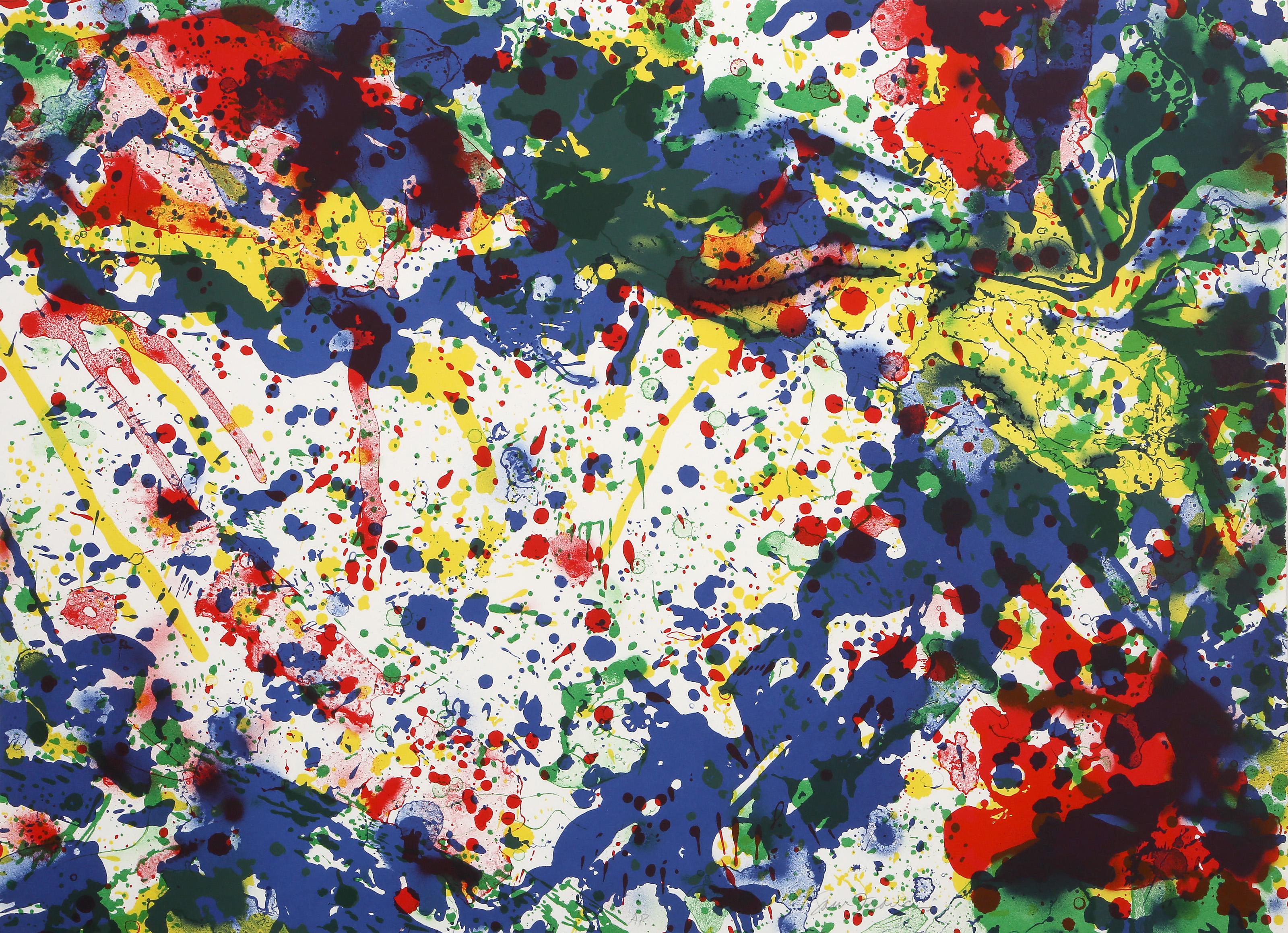  Sam Francis, Americano (1923 - 1994) -  Senza titolo (SF-355), Portfolio:  Papierski Portfolio, Anno:  1992, Medio:  Litografia su BFK Rives, firmata e numerata a matita, edizione:  50, AP, Taglia:  22 x 30 pollici (55,88 x 76,2 cm), Stampatore: 