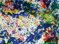 Untitled (SF-355), Colorful Abstract Lithograph by Sam Francis