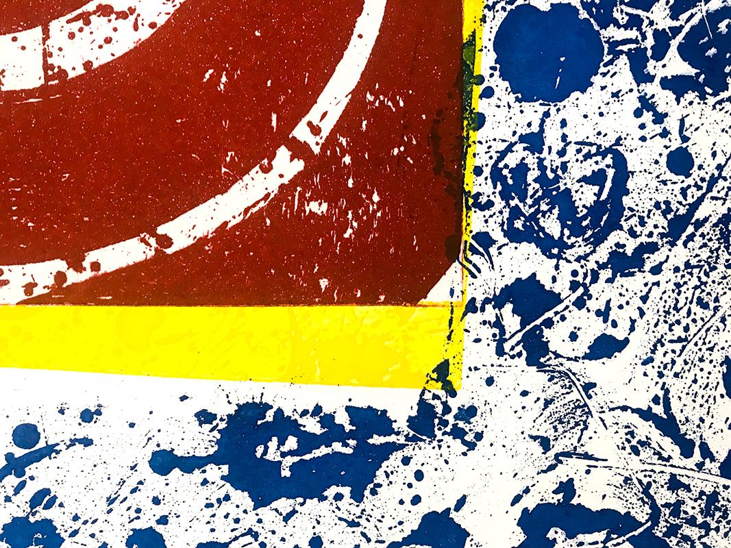 SAM FRANCIS 1923-1994
San Mateo, Californie 1923 - 1994 Santa Monica (américaine)

Titre : Sans titre SFE-003 (bleu, rouge et jaune), 1982

Technique : Gravure et aquatinte originales signées et inscrites à la main en couleurs sur papier vélin