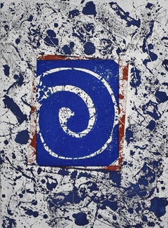 Untitled SFE-003 (Dark Blue) - American Abstract, Post War Art