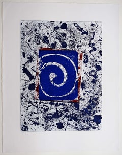 SFE-003 (bleu clair) - Expressionnisme abstrait américain sans titre