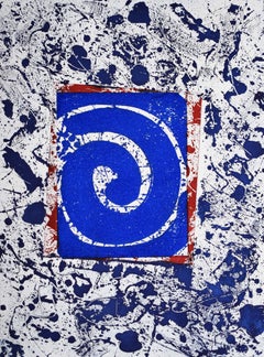 Untitled SFE-003 (Light Blue) - American Abstract Expressionism