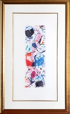 Untitled (SFE-013), Colorful Abstract Etching by Sam Francis