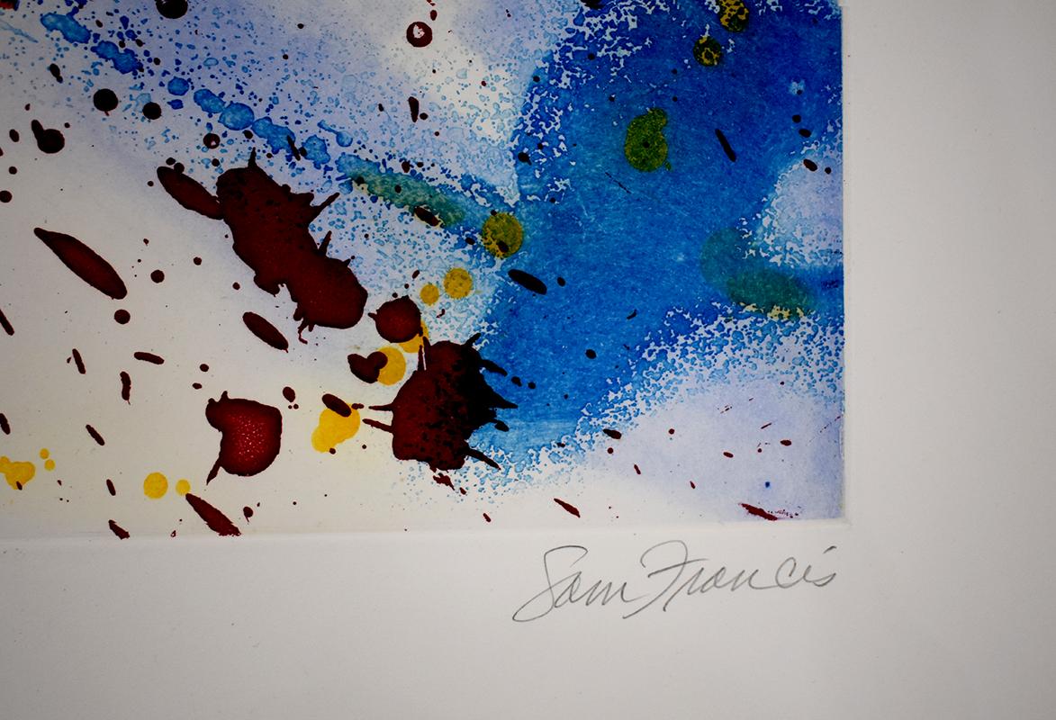 Untitled (SFE-081) - 1992 - American Abstract Expressionism - Abstract Expressionist Print by Sam Francis