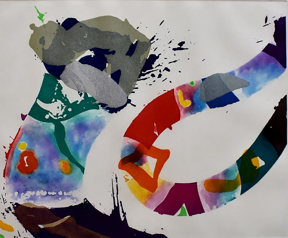 Sam Francis Abstract Print – Ohne Titel (SFE-092), 1993