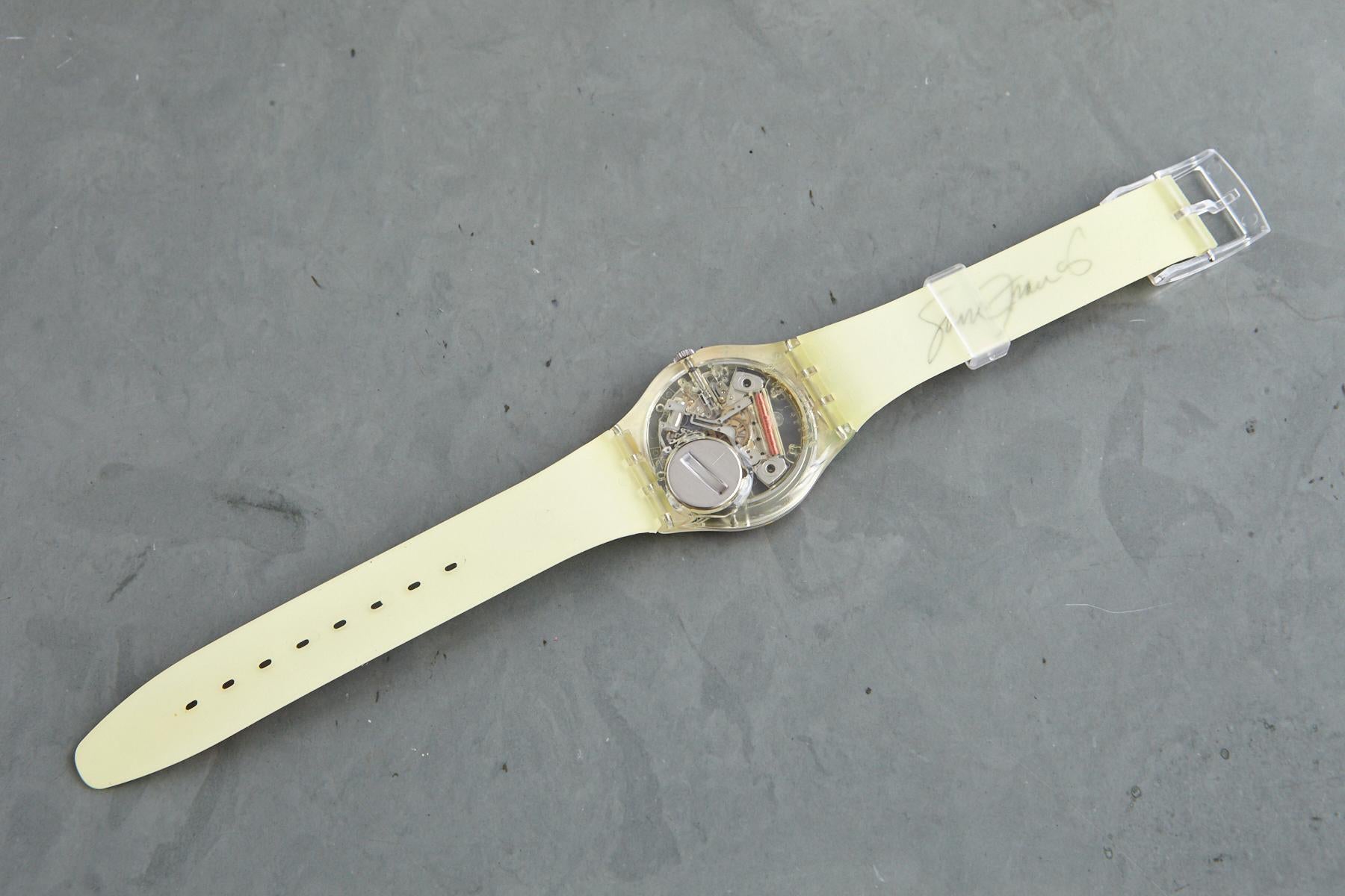 Sam Francis Swatch Collectors Watch in Original Box, Never Worn, 1992 In Excellent Condition In Pau, FR