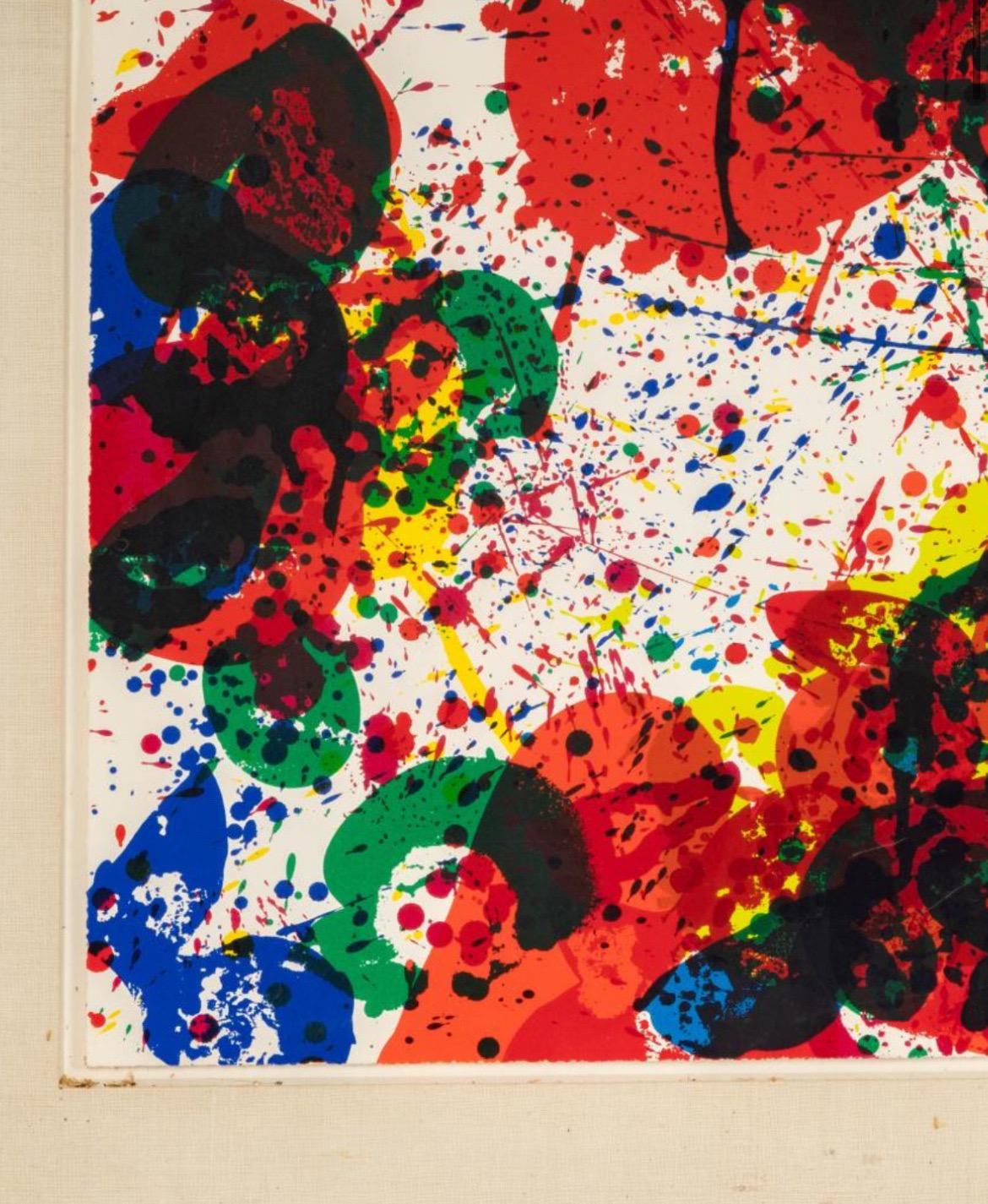 Americano Sam Francis: Ting (Lembark S8) Litografia, firmata in vendita