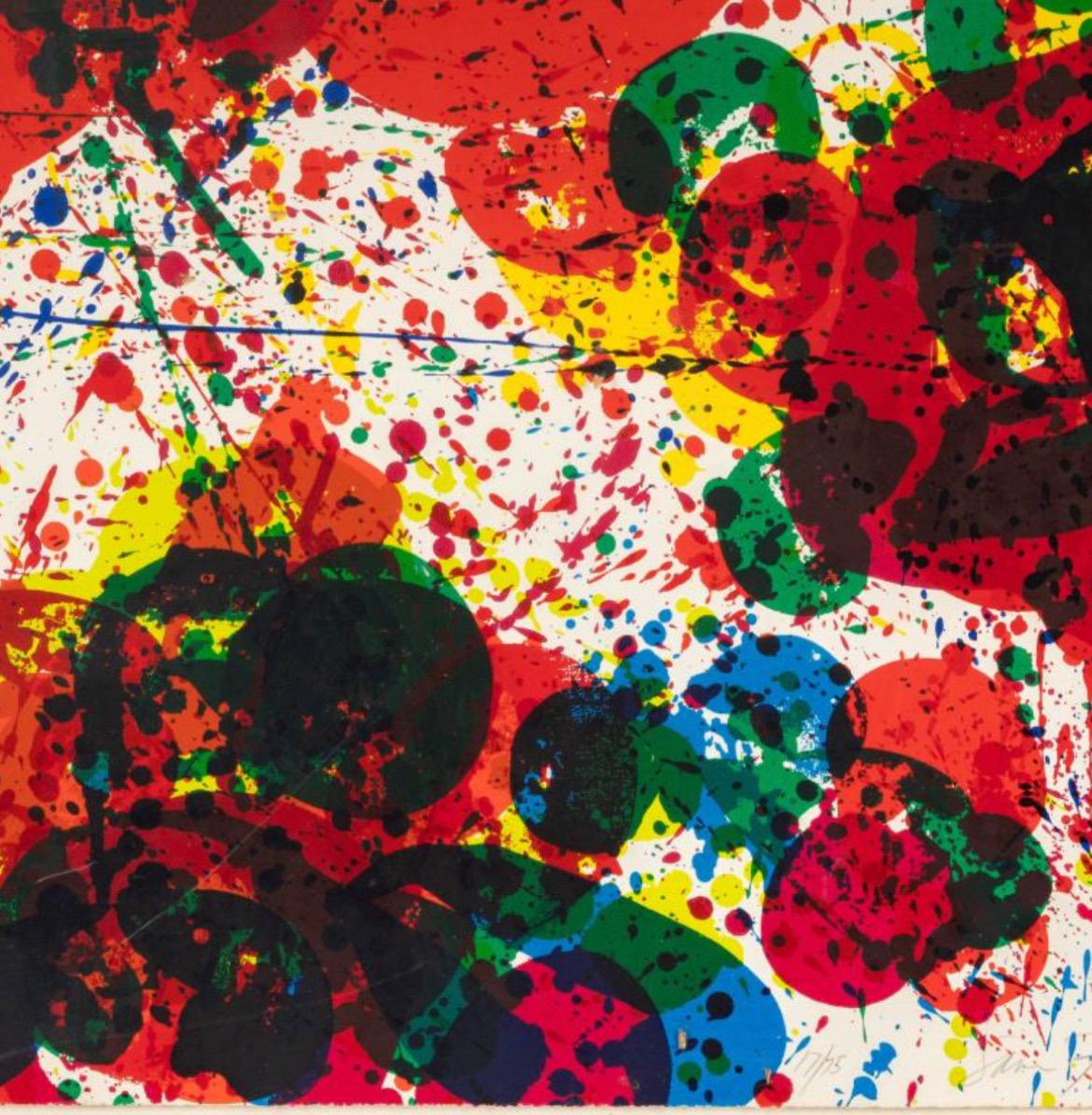 Sam Francis: Ting (Lembark S8) Litografia, firmata In condizioni buone in vendita a Los Angeles, CA