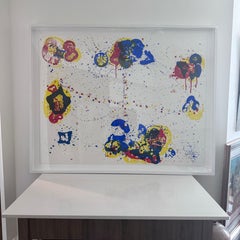 Sam Francis Web 1972 Prueba de artista Serigrafía a 4 tintas
