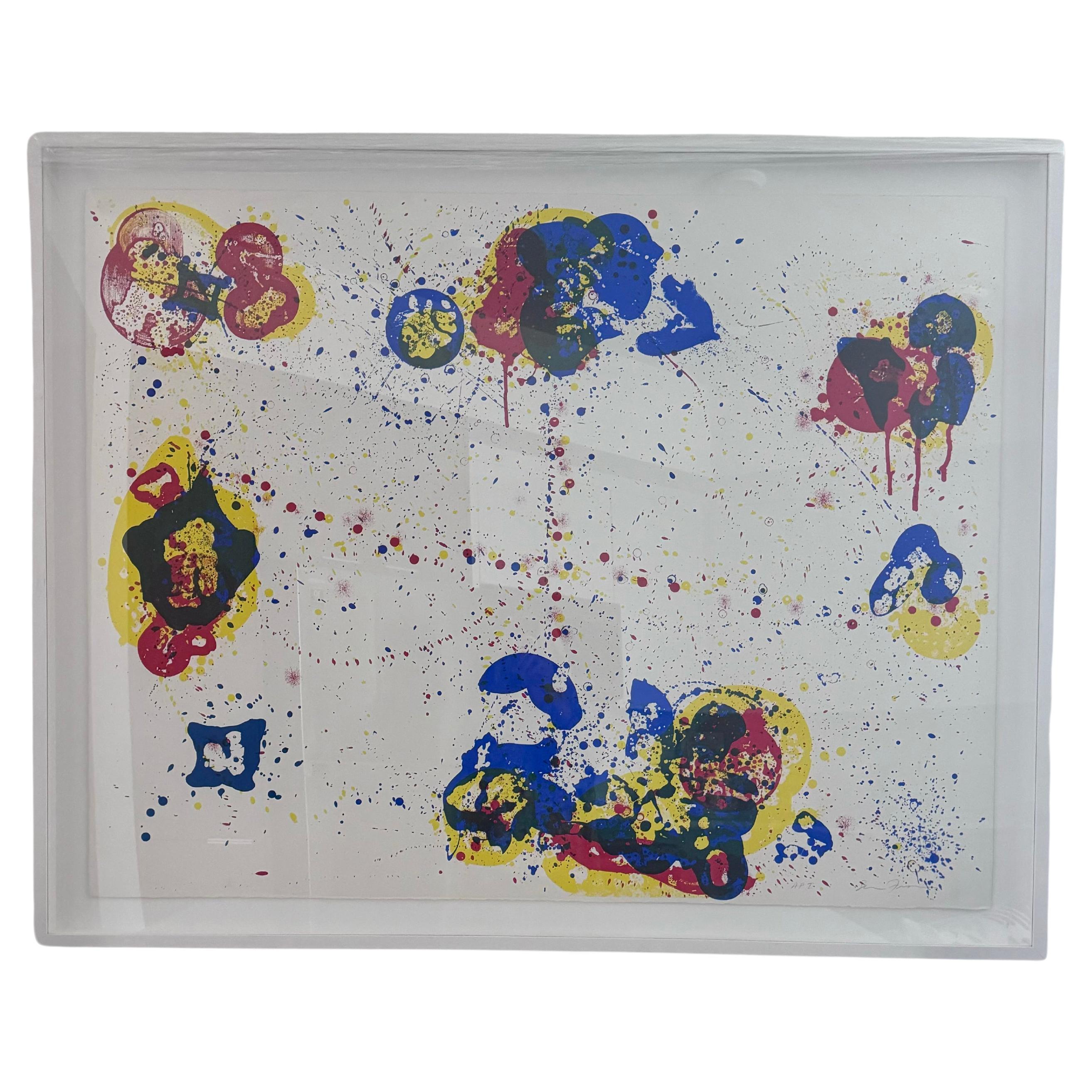 Sam Francis Web 1972 Künstler Proof 4-farbiger Siebdruck