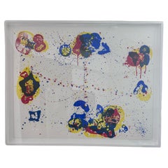 Vintage Sam Francis Web 1972 Artist Proof 4-color Screenprint