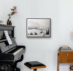 Les Arcs, France, photographic style realist art , original art, affordable art