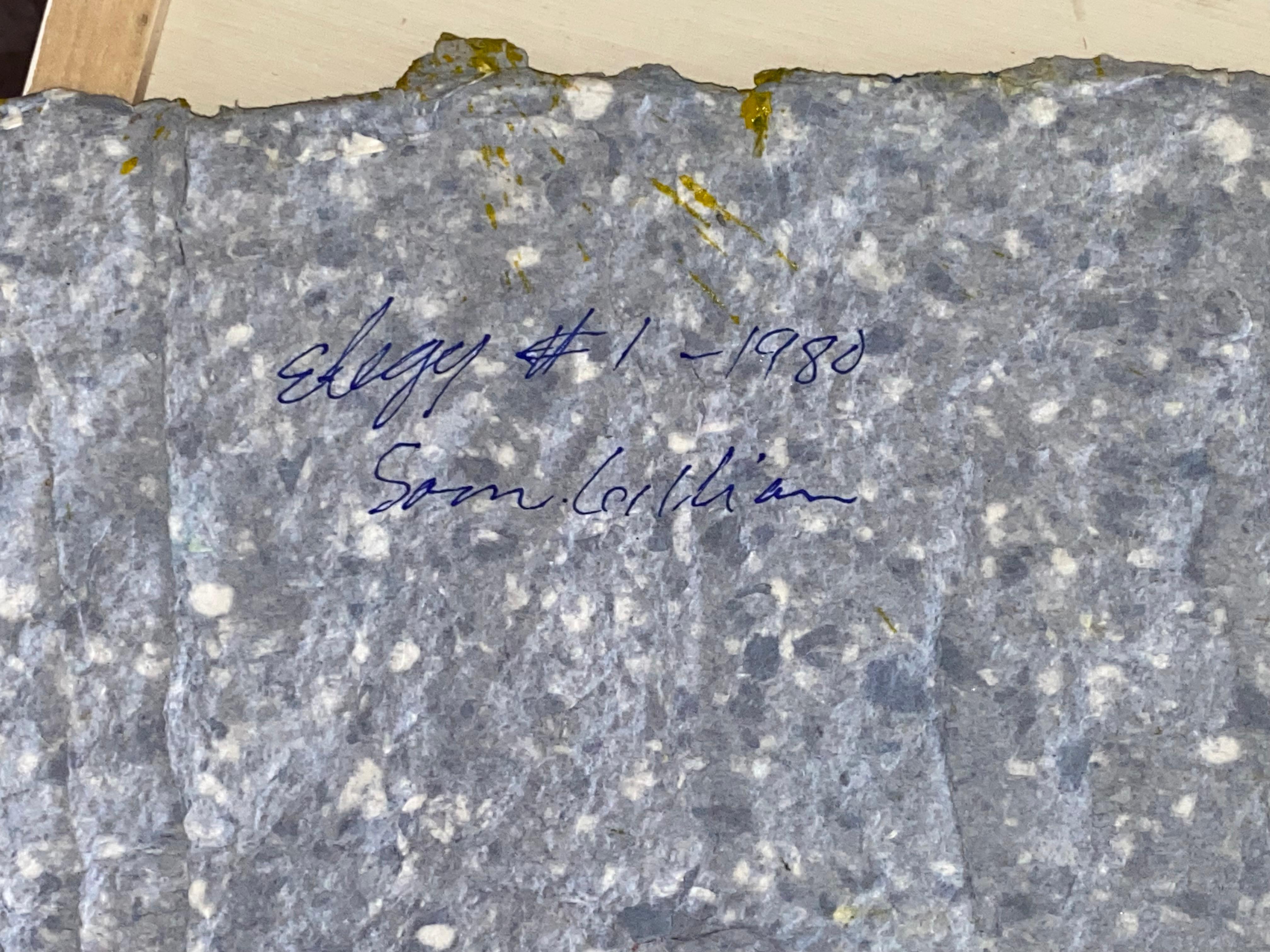 Sam Gilliam ELEGY #1 Unique Monotype en vente 7