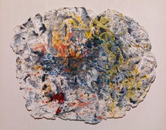 Sam Gilliam Papier fait main "Arrow Head #4", signé et daté