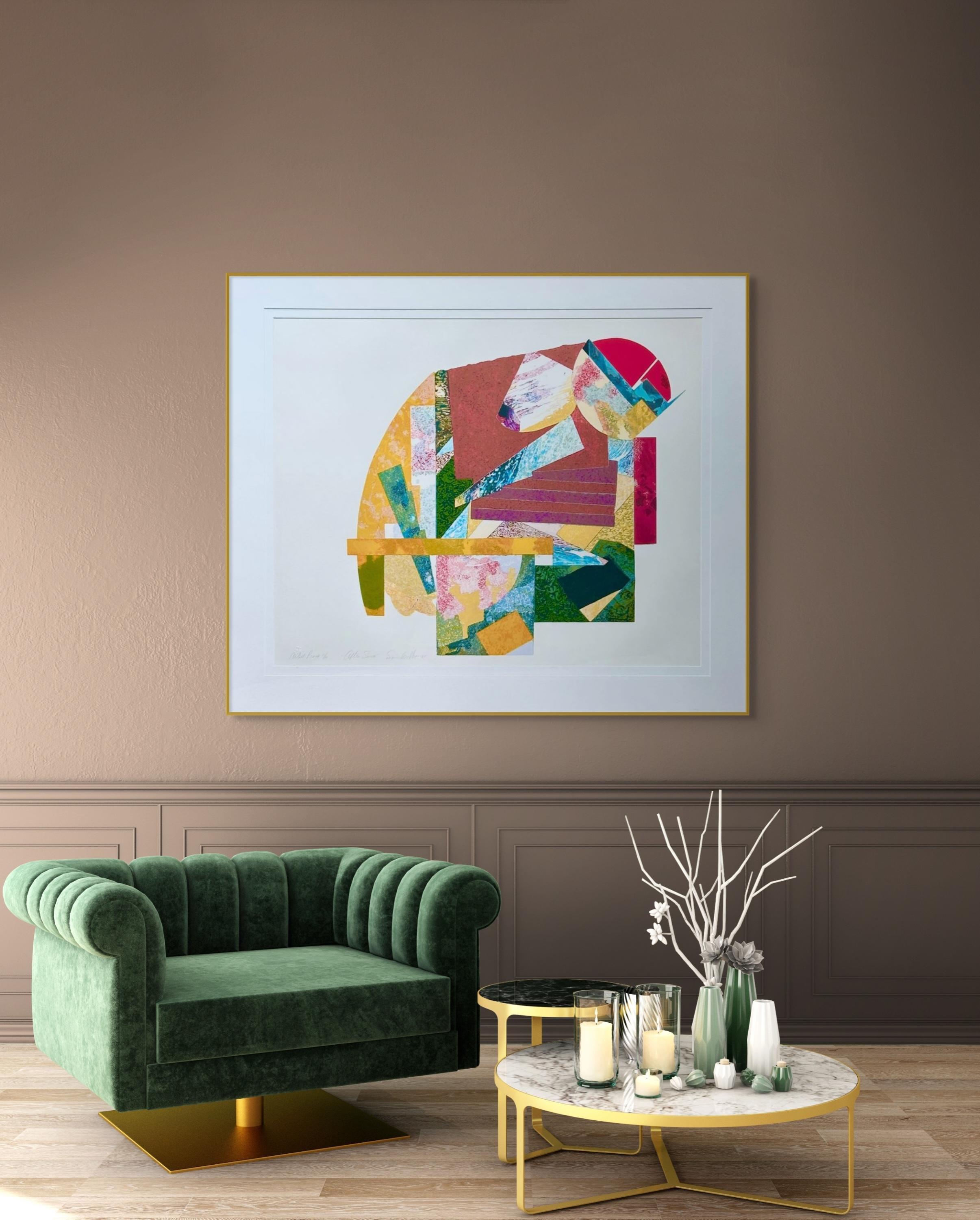 After Smoke: large limited edition abstract screen print, signed Artist Proof For Sale 5