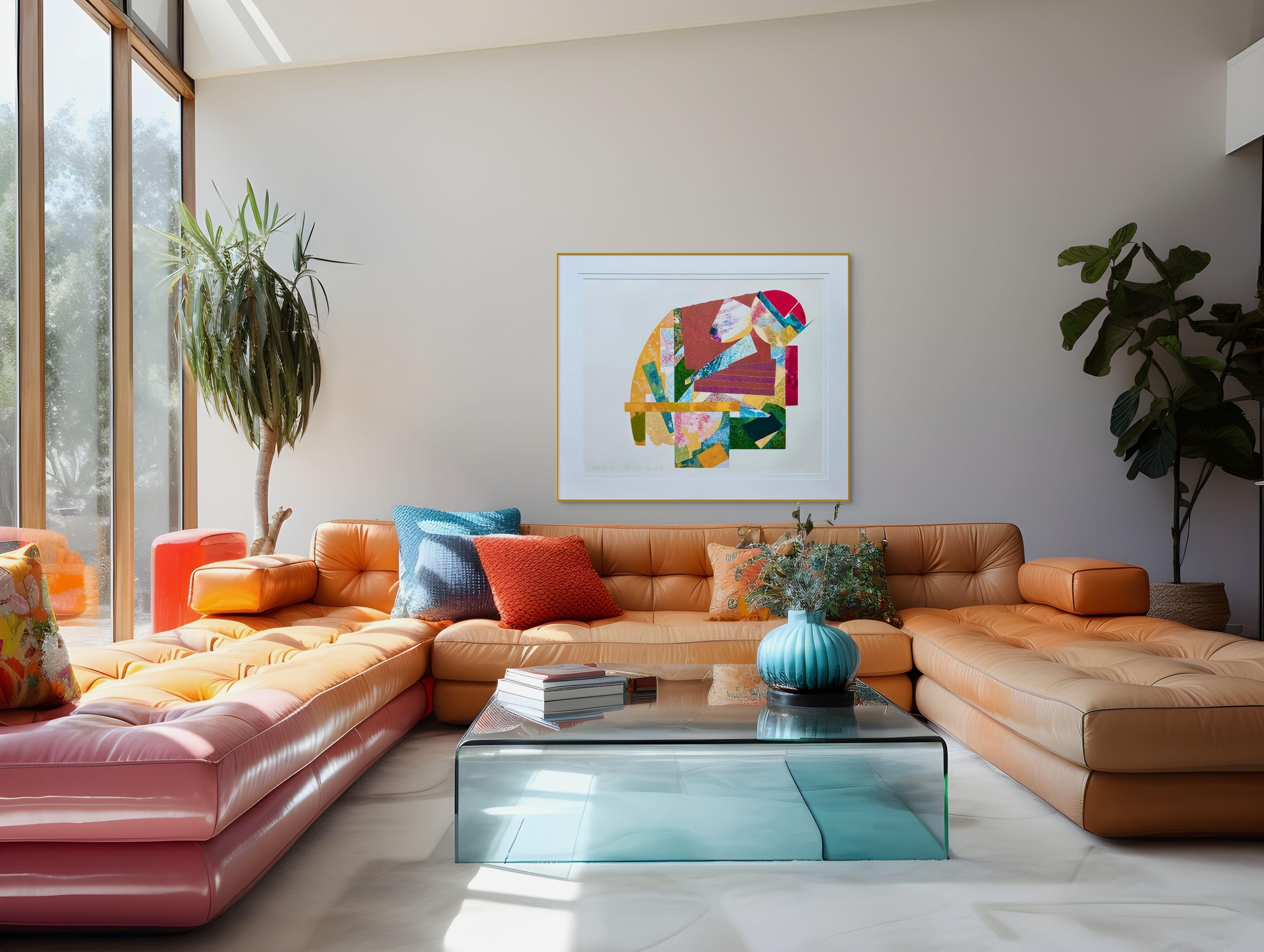 After Smoke: large limited edition abstract screen print, signed Artist Proof For Sale 6