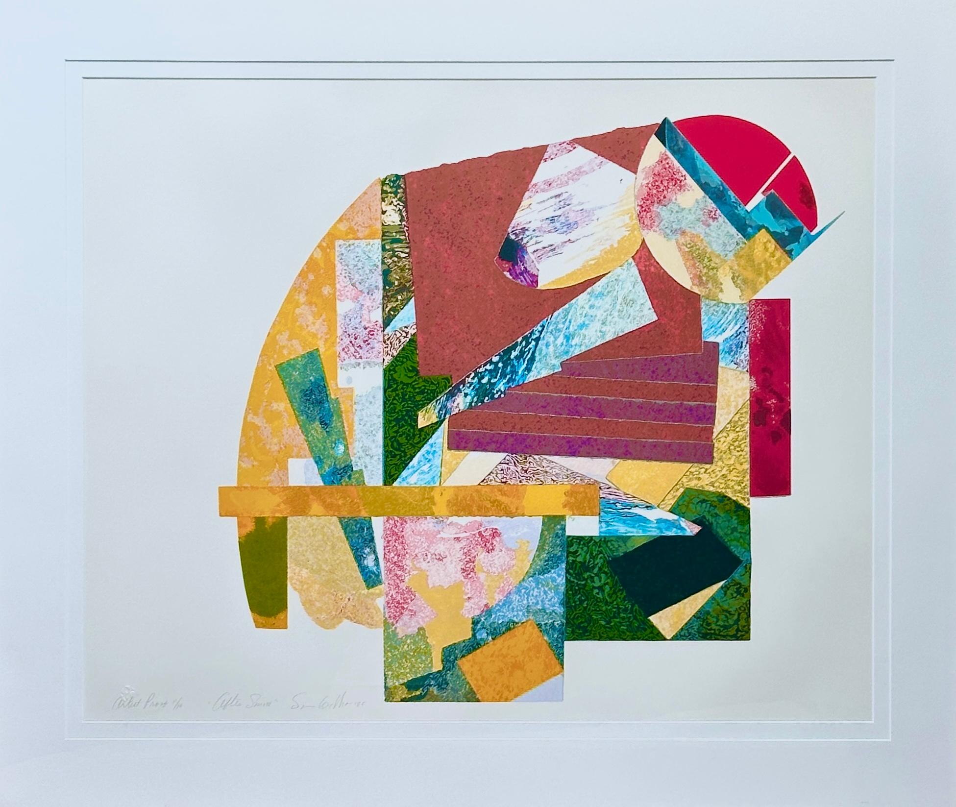 After Smoke: large limited edition abstract screen print, signed Artist Proof - Print by Sam Gilliam