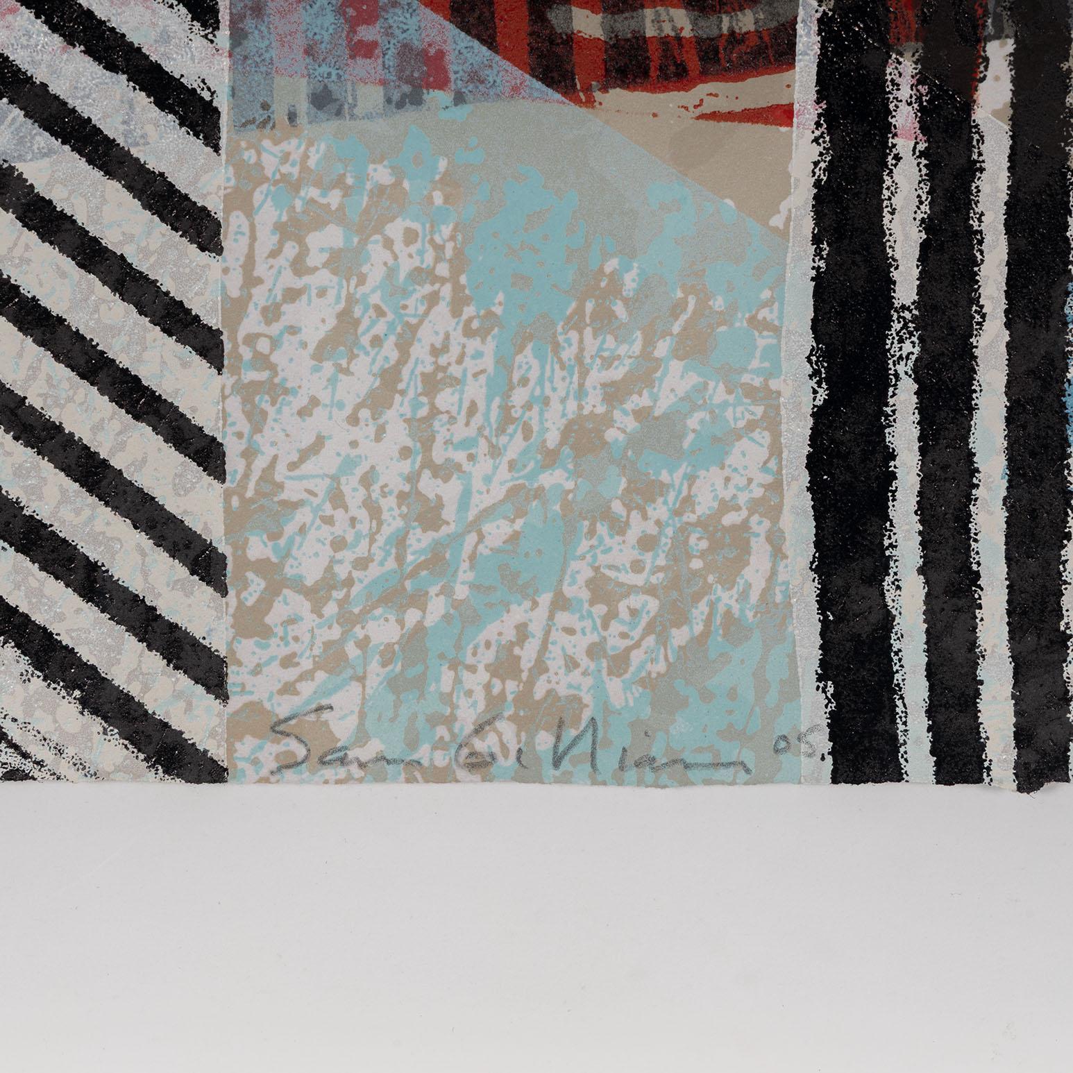 Dogon V - Abstract Print by Sam Gilliam