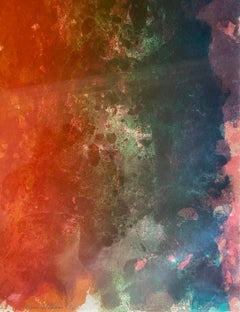 "FIRE" Color Field Print by Sam Gilliam Influential Black Artist