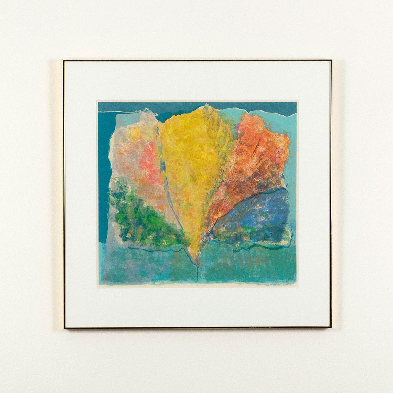 Sam Gilliam Abstract Print – Vier 200