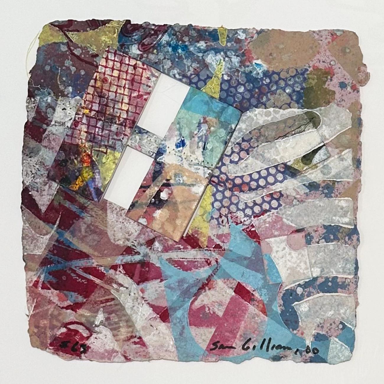 Série H, n° 63 - Mixed Media Art de Sam Gilliam