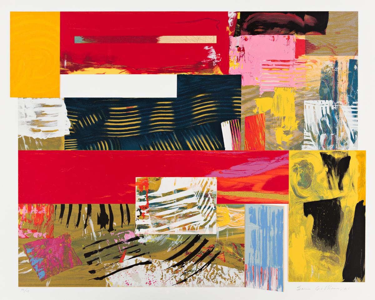 Sam Gilliam Abstract Print - Lincoln Center Festival