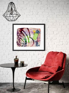 Sam Gilliam Shoebox Mixed Media Relief Etching Collage 1997 Signed Edition of 21