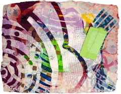 Sam Gilliam Shoebox Mixed Media Relief Etching Collage 1997 Signed Edition of 21