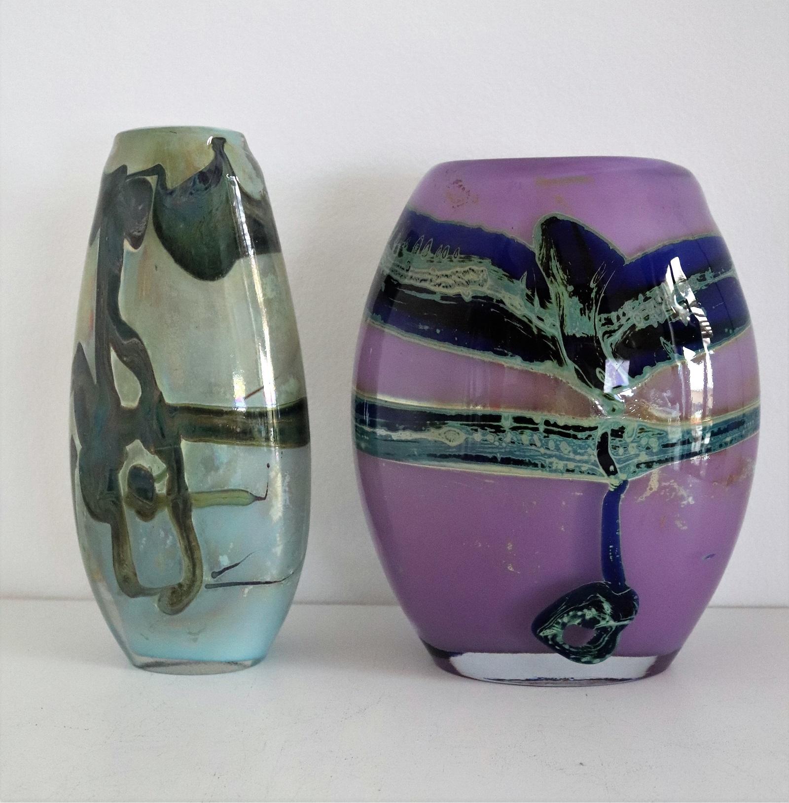 Sam Herman Glass Collectors Vase in Purple for Val St. Lambert, 1970s 6