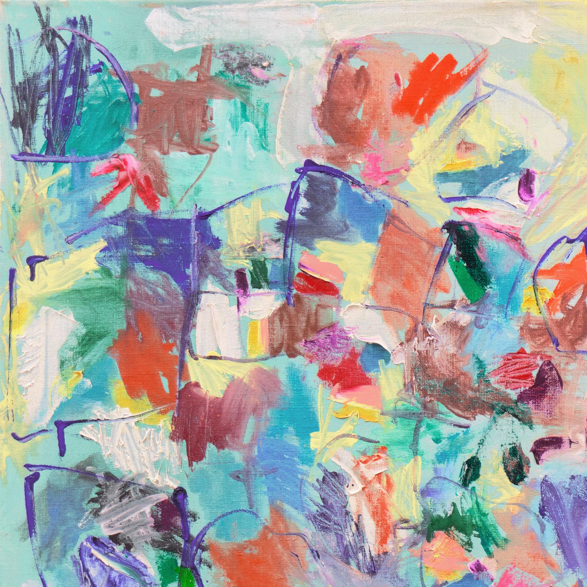 'Soft Abstract', New York, Paris, London, NY MOMA, Guggenheim Venice, COBRA - Gray Abstract Painting by Sam Kaner
