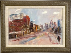 Detroit Scene Acrylic on Canvas