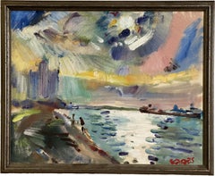 Scena di Detroit Pittura acrilica su tela