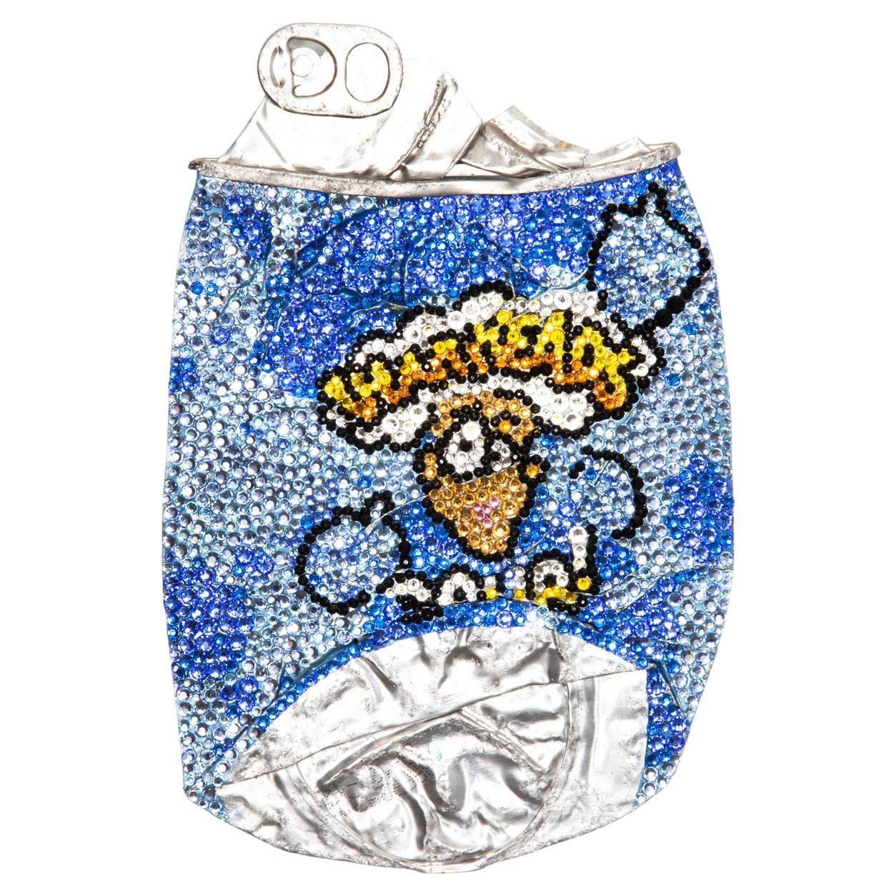 Sam Keller “Can (Warheads Sour Blue Razz)” Sculpture
