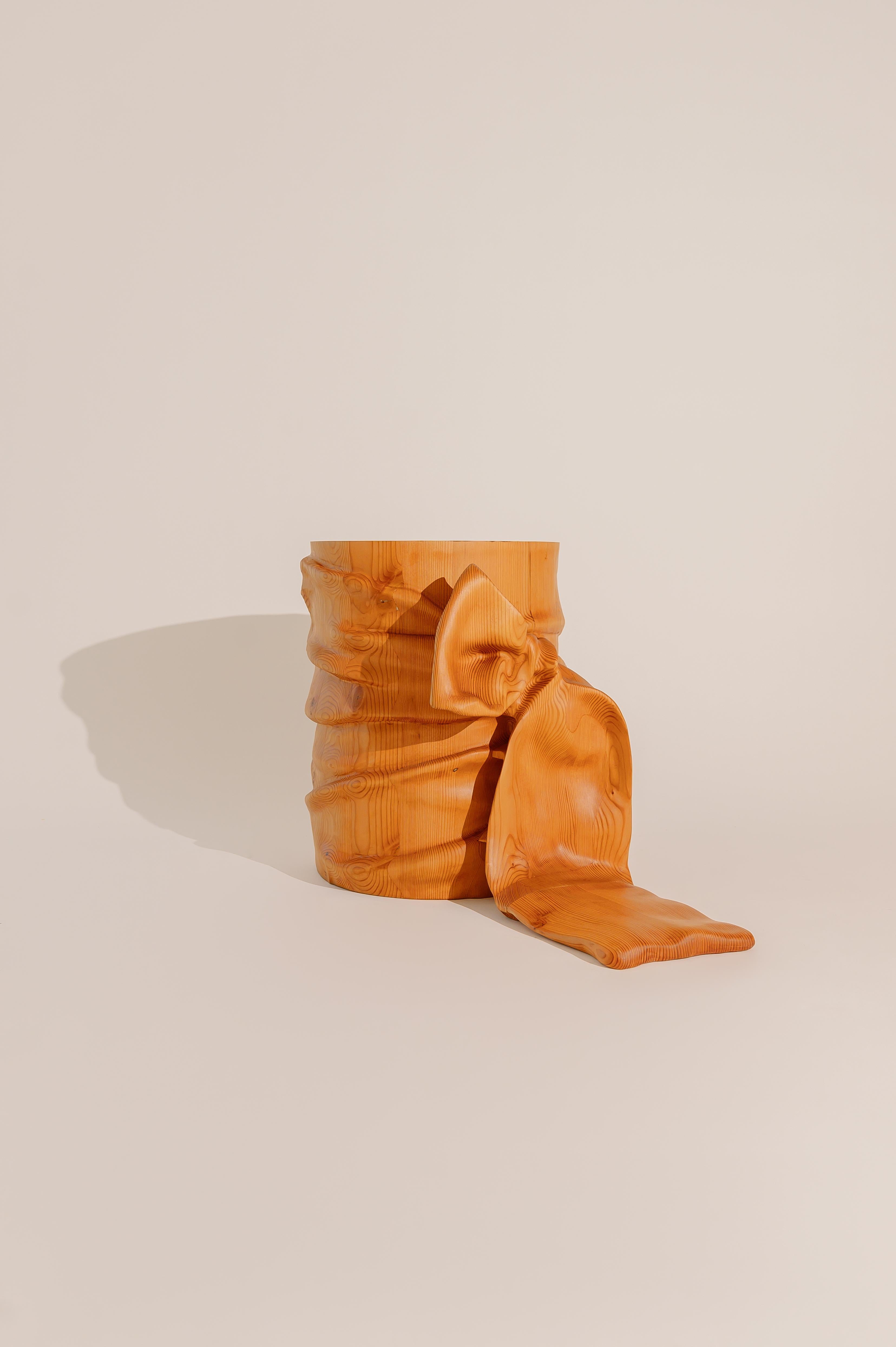 American Sam Klemick - Ribbon Stool/Side Table For Sale