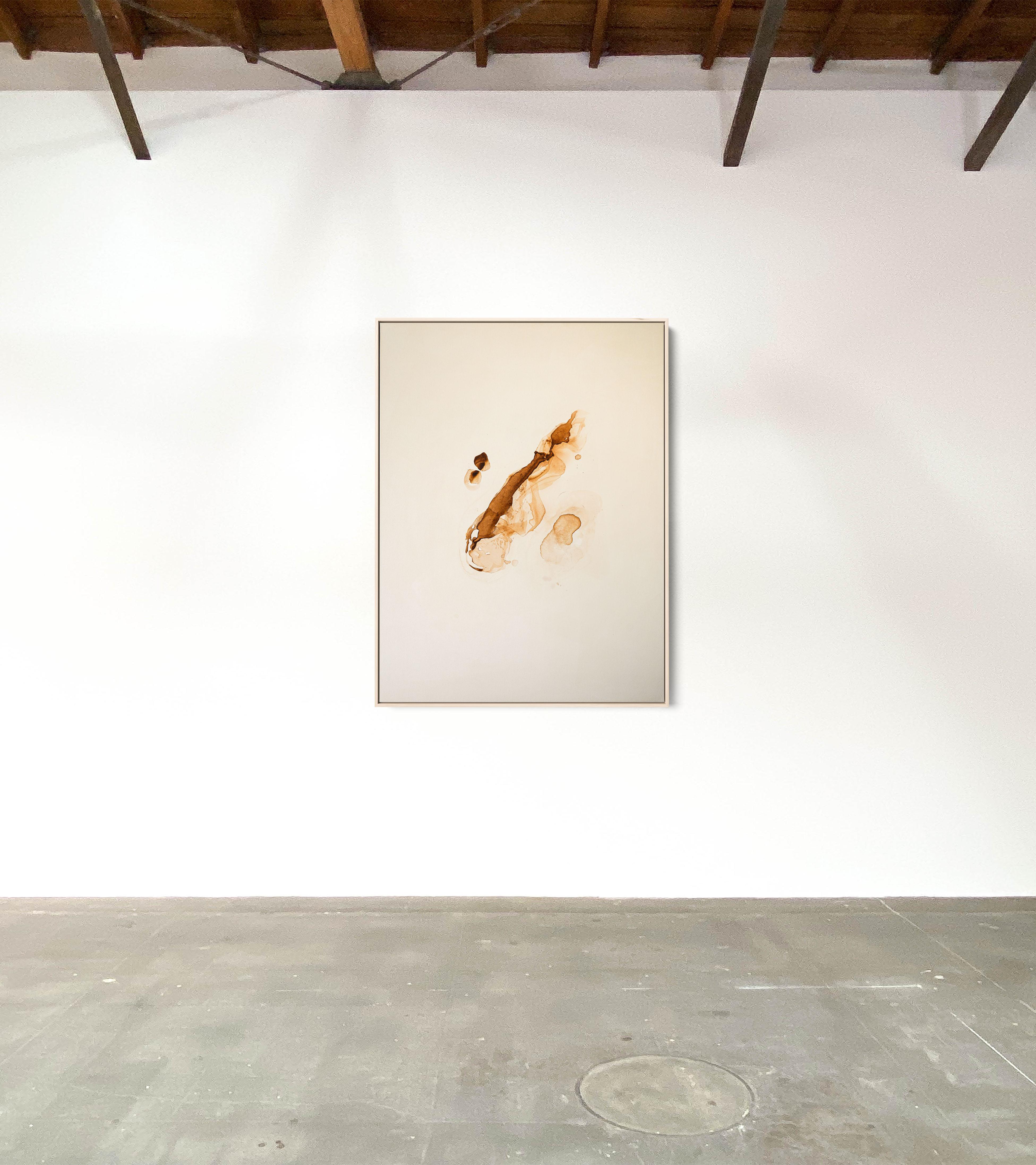 Il Soreno III - Abstract Painting Beige di Sam Kupiec