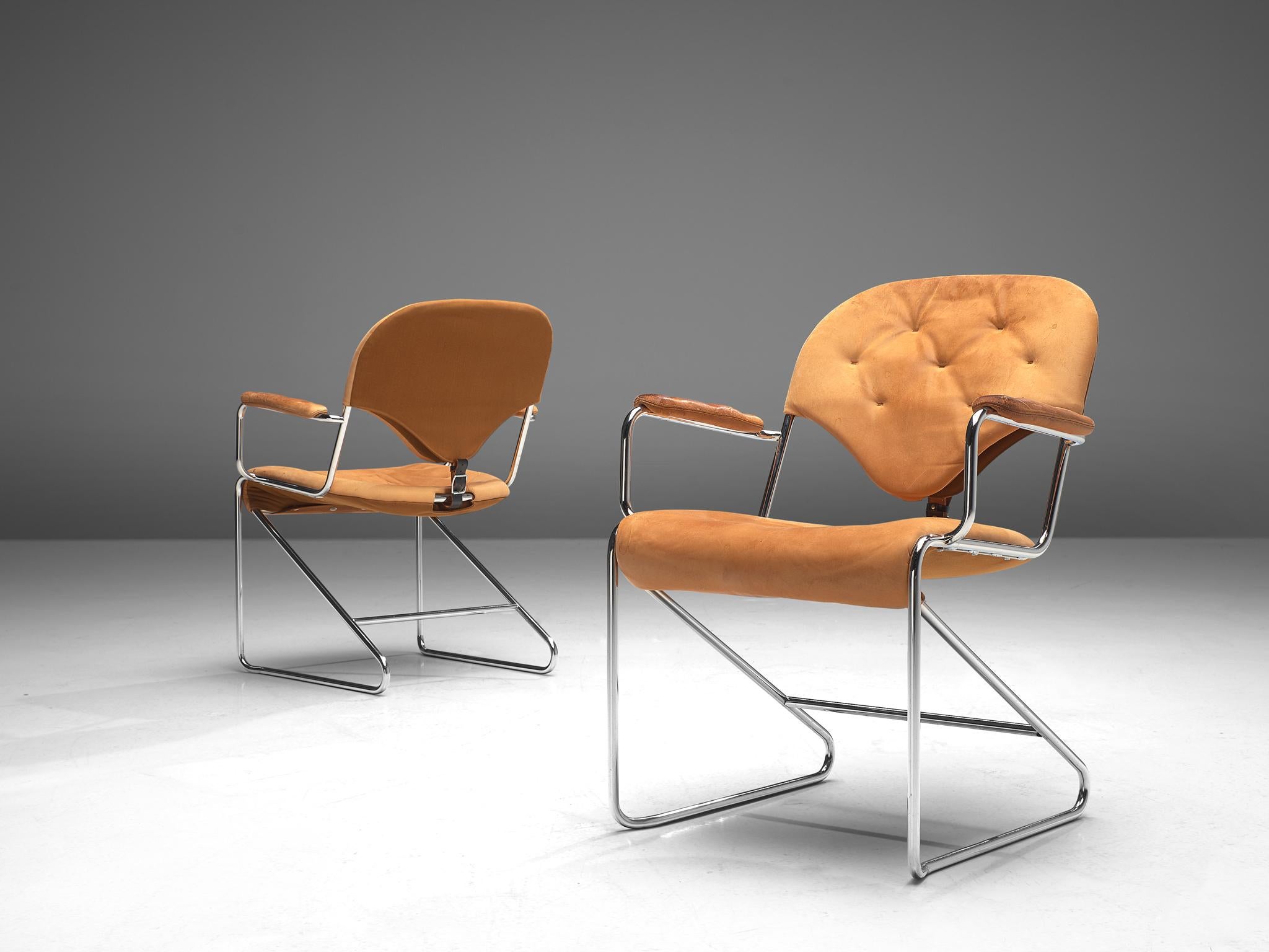 Sam Larsson for DUX Pair of Armchairs 