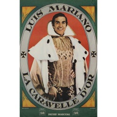 Circa 1960 Original Poster by Sam Levin - Louis Mariano "La Caravelle d'Or"