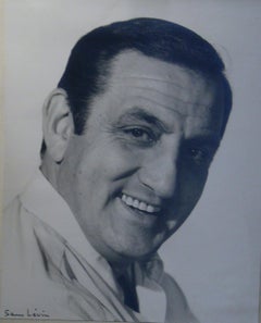 Vintage Lino Ventura - signed photograph, 50x40 cm.