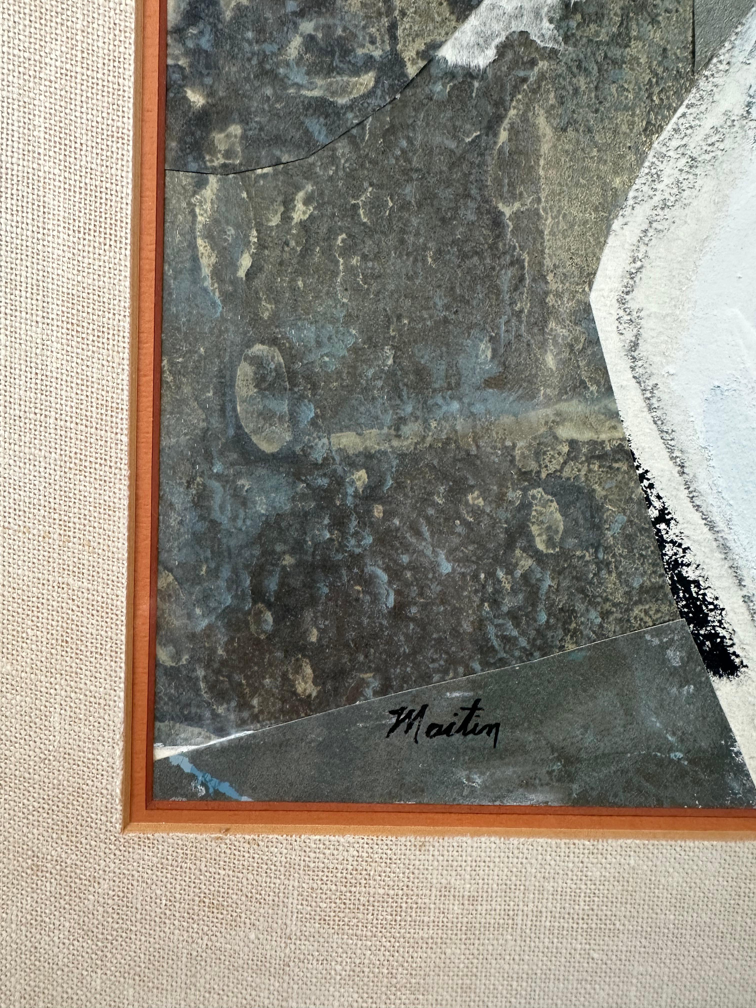 Figura seduta (collage astratto di donne). in vendita 3