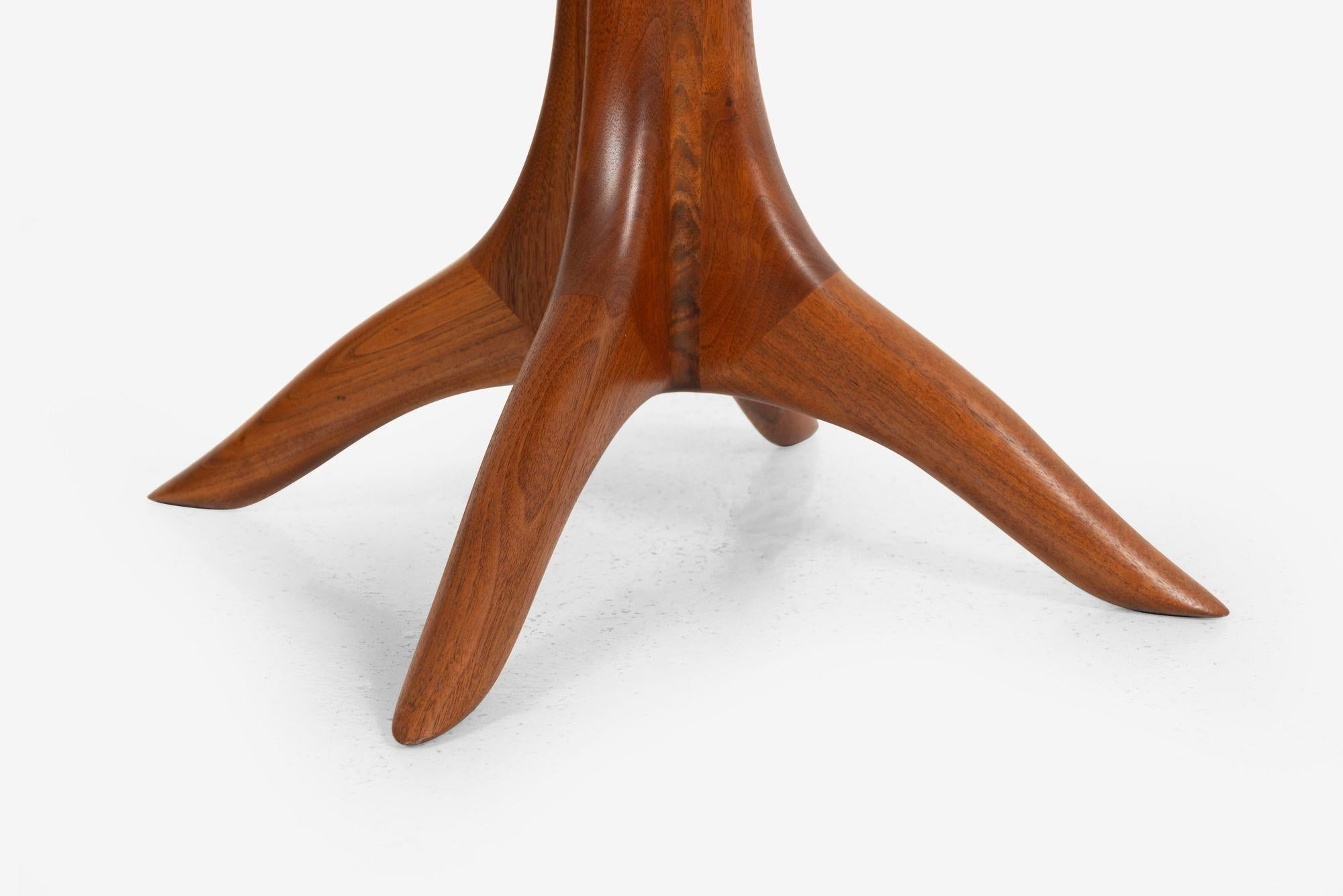 Table d'appoint Sam Maloof American Craft en noyer huilé 1990c. Bon état - En vente à Chicago, IL