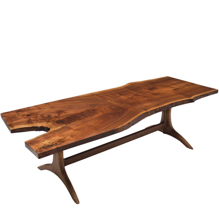 Sam Maloof Californian Black Walnut Table For At 1stdibs Sam Maloof Californian Black Walnut, Sam Maloof Dining Table