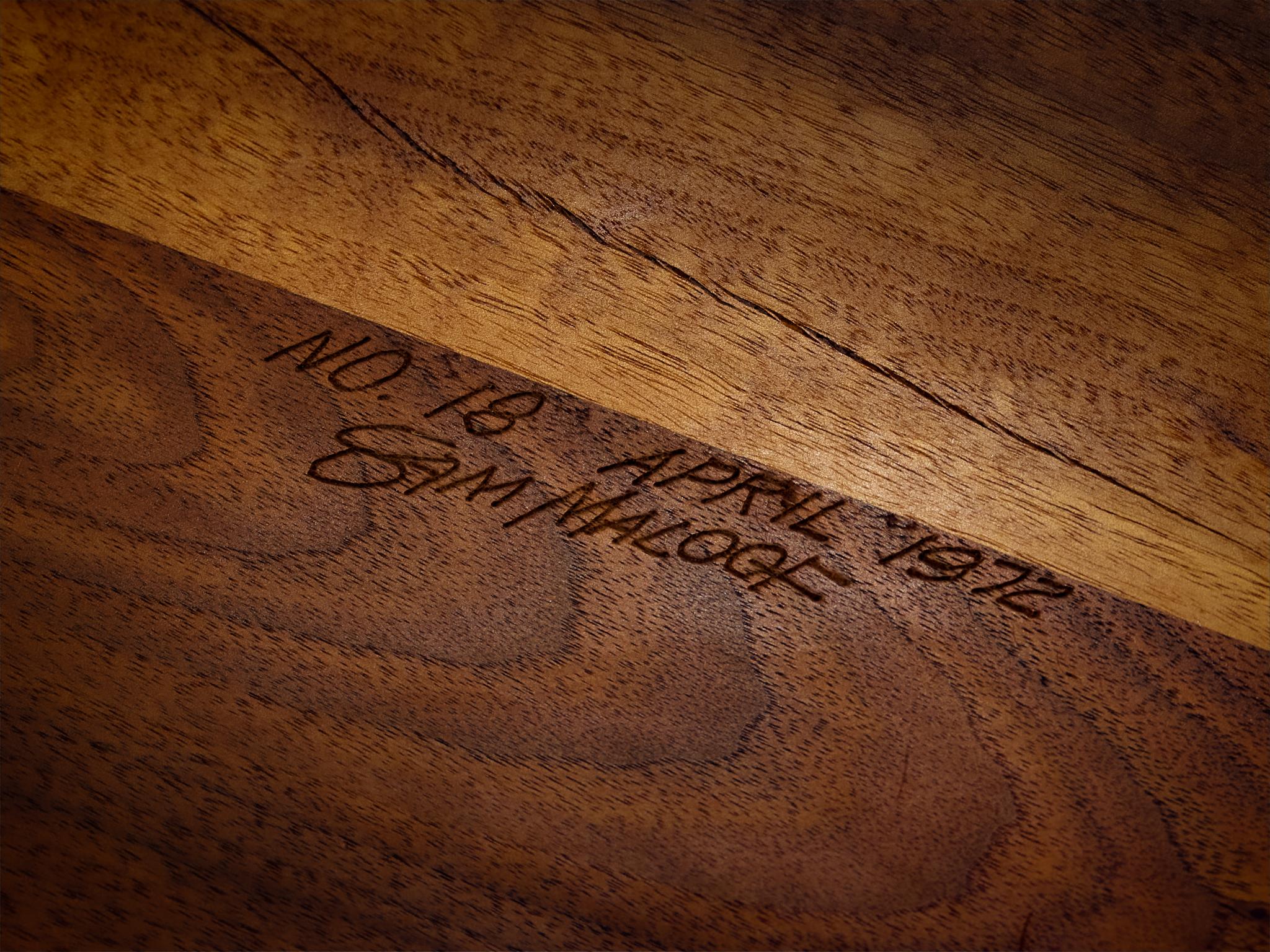 Mesa de comedor Sam Maloof en nogal en venta 3