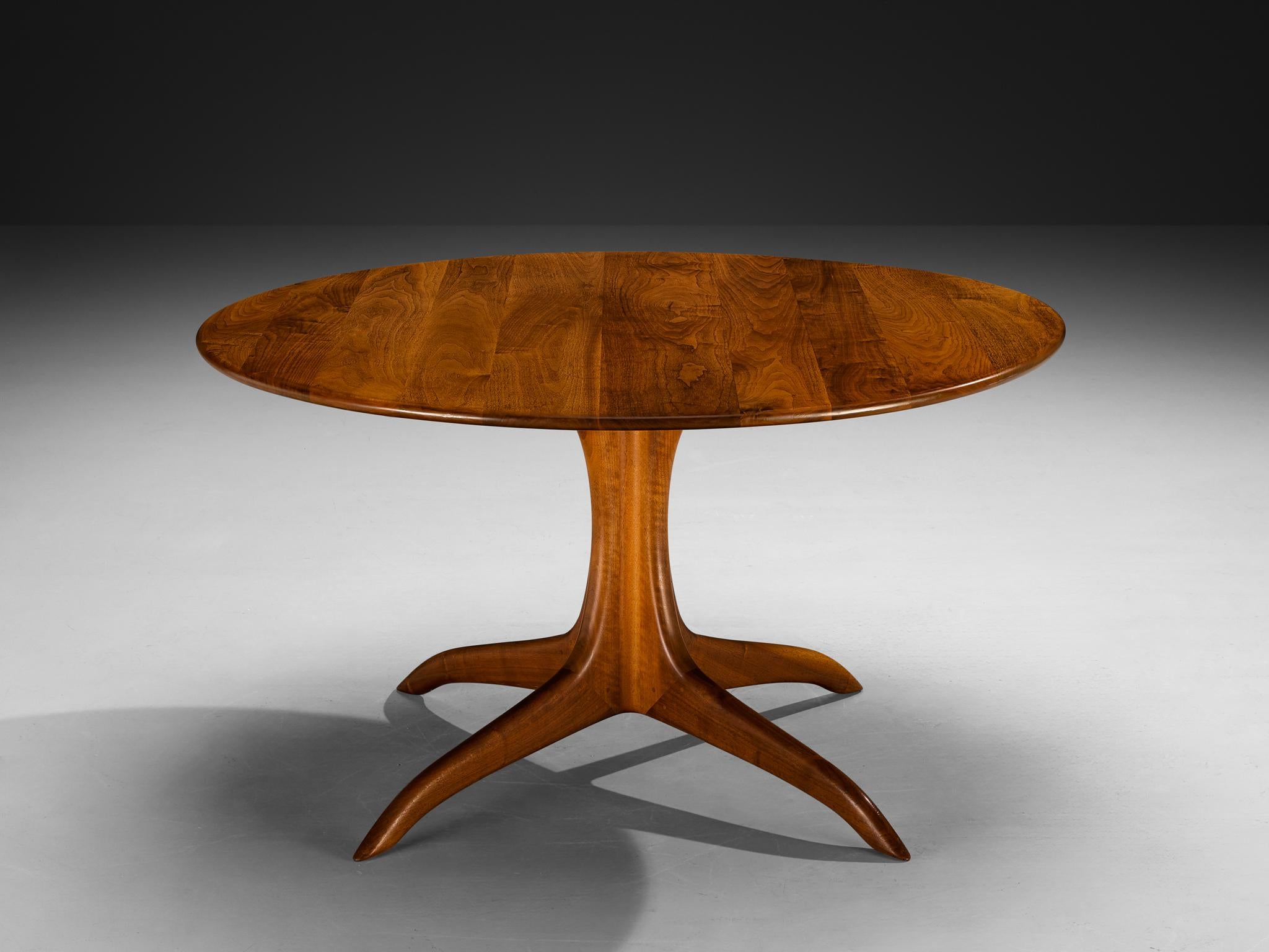 Mesa de comedor Sam Maloof en nogal Moderno de mediados de siglo en venta