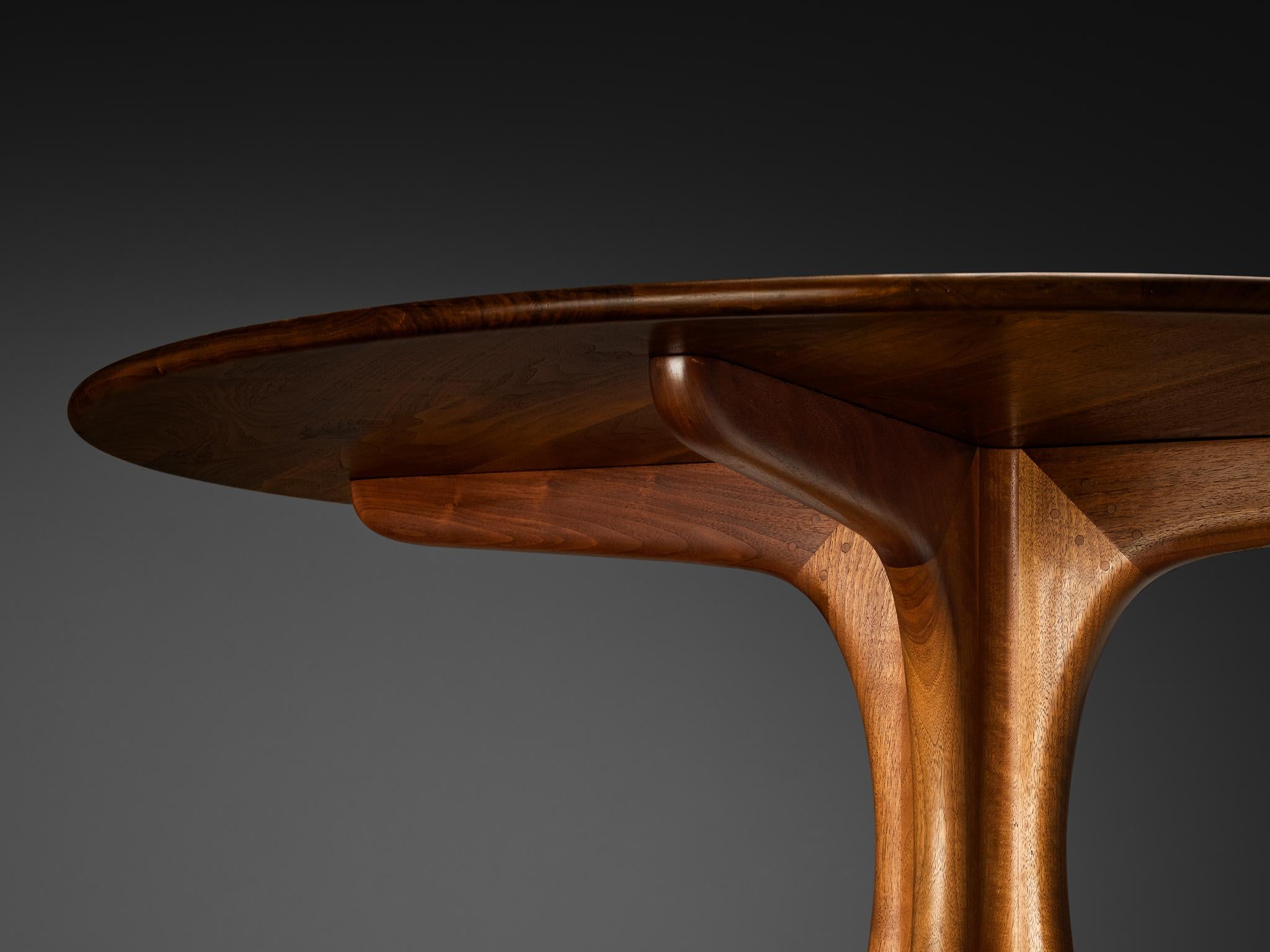 Mesa de comedor Sam Maloof en nogal en Bueno estado para la venta en Waalwijk, NL