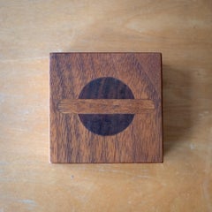 Sam Maloof Studio Artigianale Firmato in Noce Fermacarte