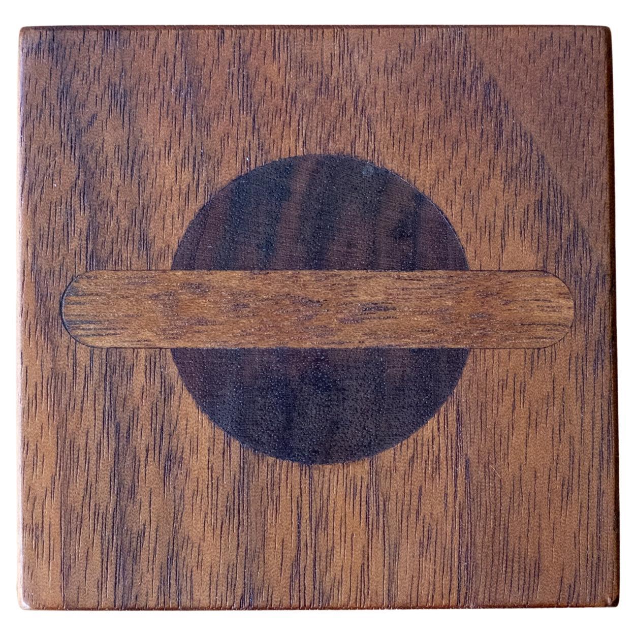 Sam Maloof Handcrafted Studio Signed Walnut Paperweight For Sale