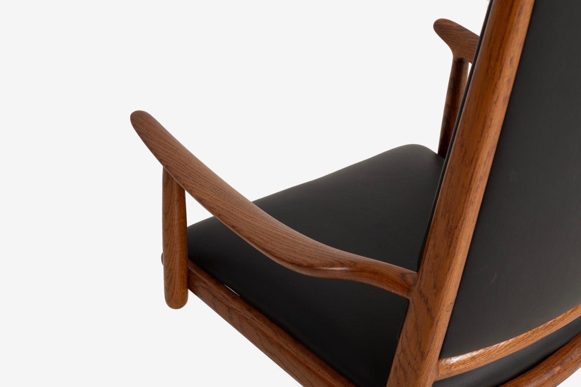 Sam Maloof Highback Horned Desk Chair For Sale 6